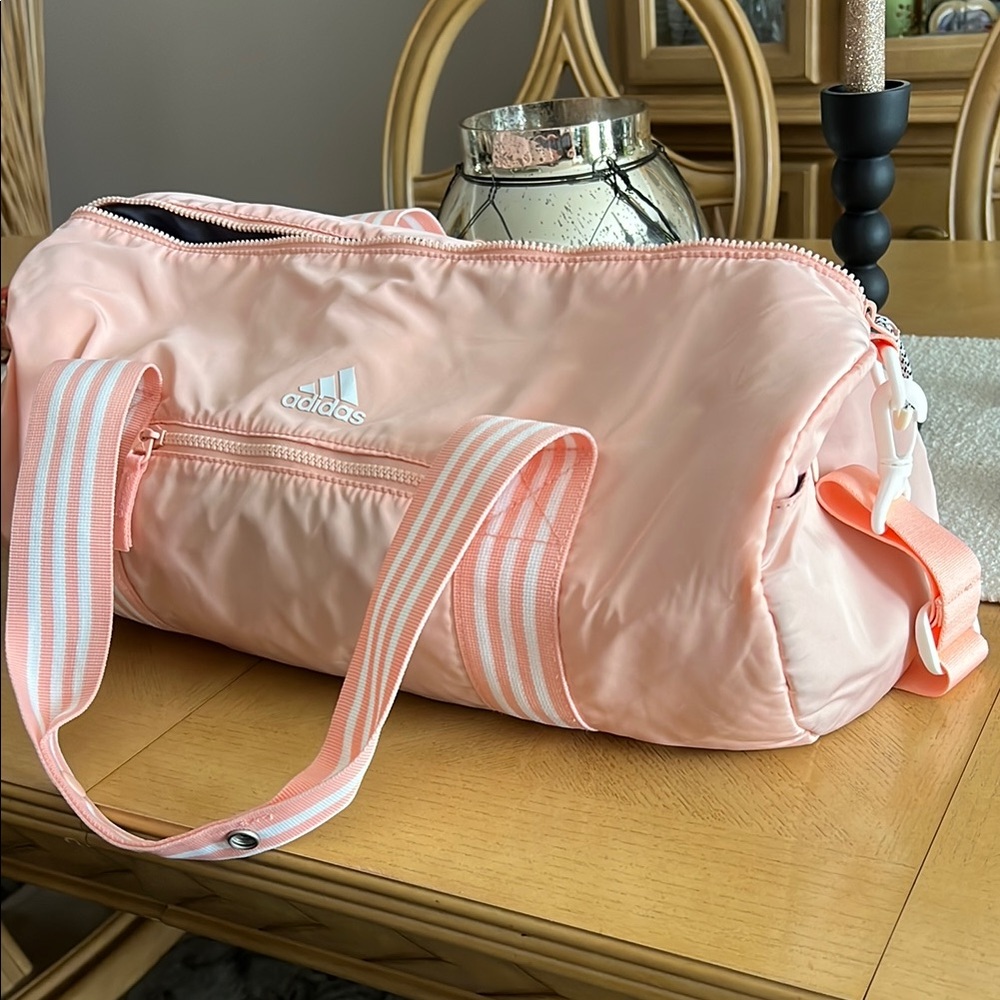 Adidas Pink Duffel Bag